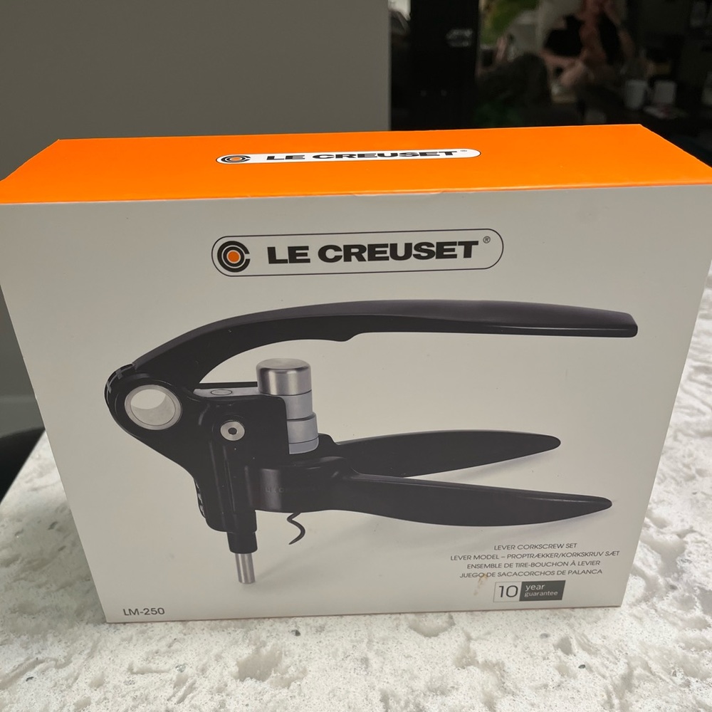 Le Creuset Wine Opener (Lever Corkscrew Set with Matching Foilcutter)